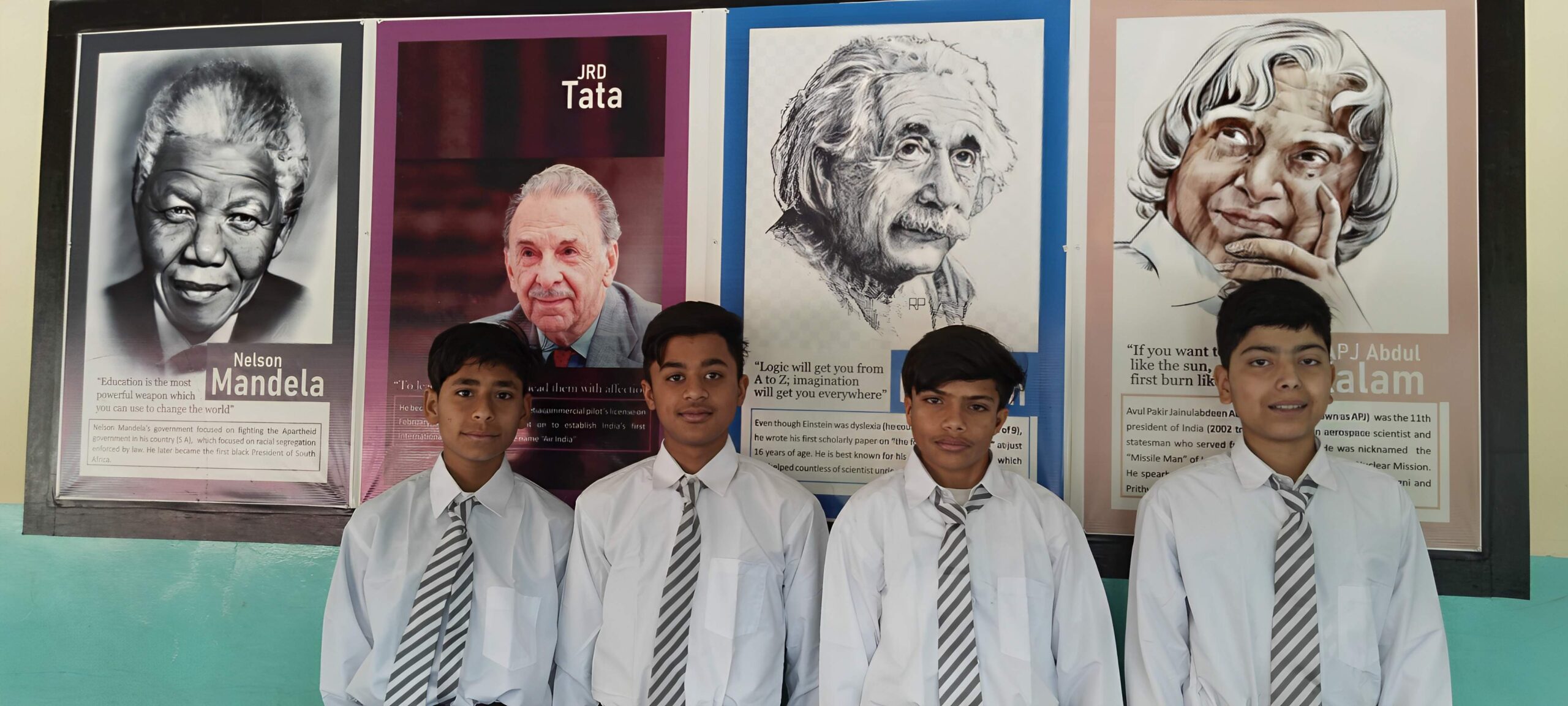 Students and school community at Moulana Madani Memorial Public School